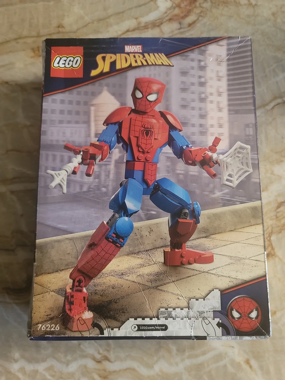 LEGO Marvel Spider-Man Red & Blue Buildable Action Figure Set #76226 Open Box